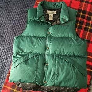 L.L. Bean Adults Bean's Trail Model Down Vest '82 Men's L/Women's XL